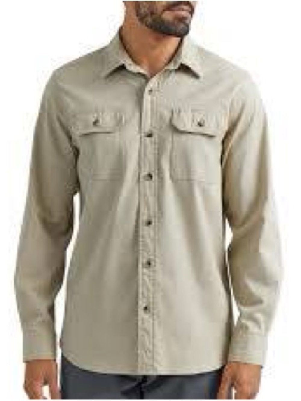 Wrangler Light Cream Men's Shirt